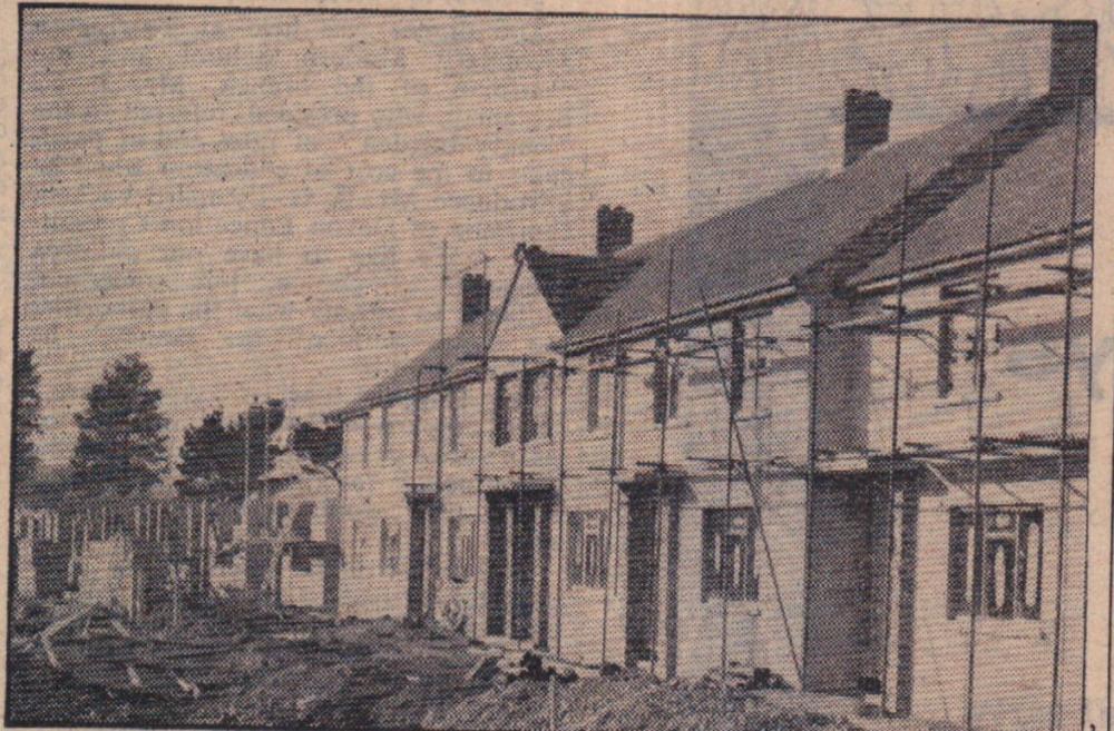 25 January 1957 Bideford has built over 500 post war homes