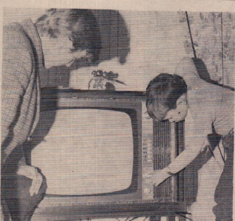 26 April 1968 Colour TV salesman at eight