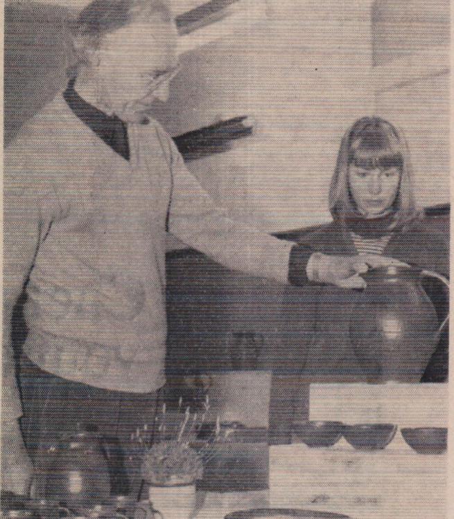 26 April 1968 Yelland potters exhibition at Bideford