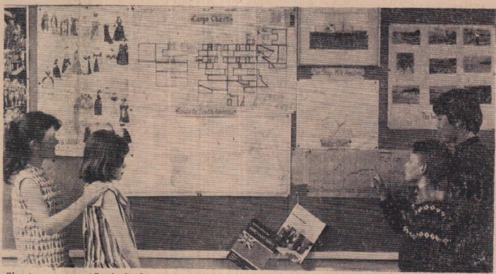 4 June 1965 Schools link with cargo ship