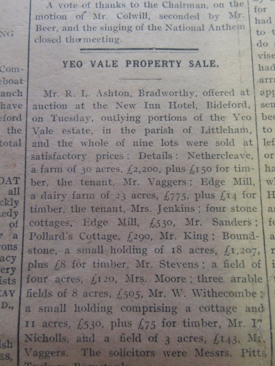 Yeo Vale