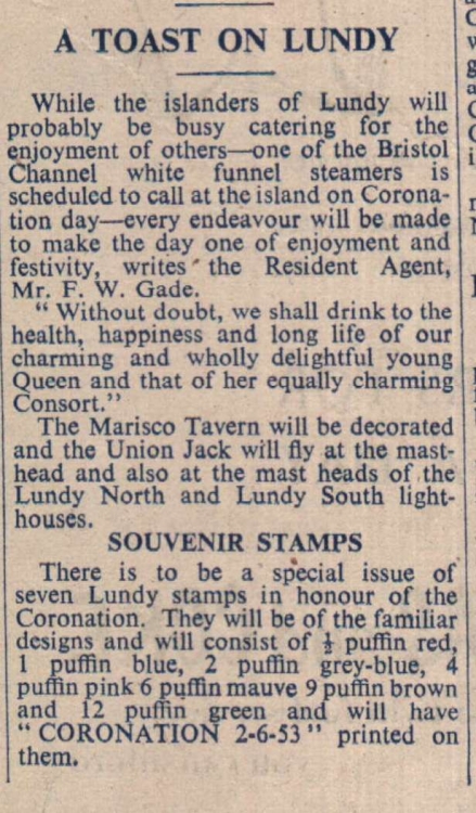 29.5.1953 Lundy