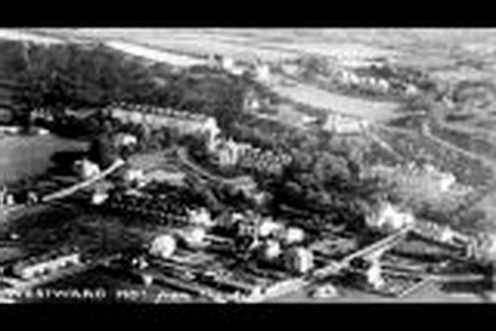 Westward Ho from the air