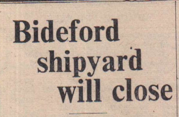 Shipyard goes into liquidation 1963